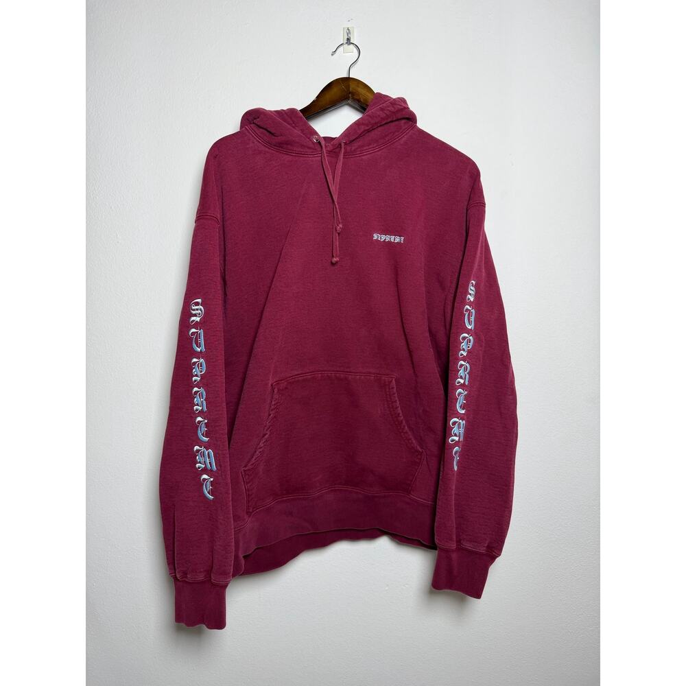 Supreme Peace Hooded Sweatshirt Cardinal - Picture 2 of 4